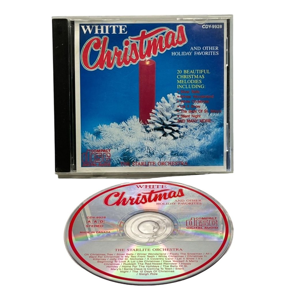 The Starlite Orchestra White Christmas and Other Holiday Favorites CD 20 Tracks